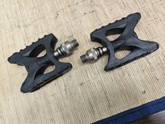 ■ 良品!! MKS XP-Ezy 三ヶ島 脱着式 フラットペダル 折り畳み自転車 ミニベロ ロード クロス 同梱発送承中!! T-537