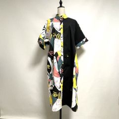 【在庫処分SALE】RAA-2900 ワンピース シャツ タータンチェック 在庫処分SALE】ワンピース シャツ タータンチェック 切替