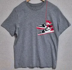 L ） Nike(ナイキ） ジョーダン グレー 半袖Tシャツ