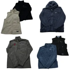 古着卸 まとめ売り パタゴニア フリース 6枚セット (レディース M /L ) ベスト スタンドカラー フード ハーフジップ 中古 古着 NB9075