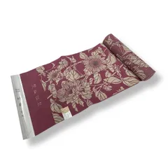 竺仙 ゆかた反物　松煙染め　新作　新品　本染め 注染　日本製【250501-9】