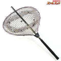 ☆ [로데오 크래프트] RC 카본 토너먼트 넷 L 사이즈 머드 블랙 RODIO CRAFT CARBON TOURNAMENT NET K_160 ☆ e08160