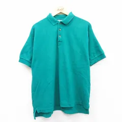 XL/古着 ドッカーズ 半袖 ブランド ポロ シャツ メンズ 90s 青緑 25jun02 中古 トップス