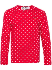PLAY COMME des GARÇONS｜プレイコムデギャルソン Unisex Dots Long Sleeve T-Shirt ポルカドット ロングスリーブ Tシャツ ロンT