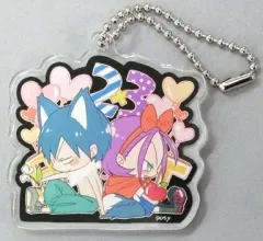 【中古】同人アクセサリー・小物系 【弱虫ペダル】アクリルキーホルダー 荒北靖友＆東堂尽八(蜜野はち) C87/posy
