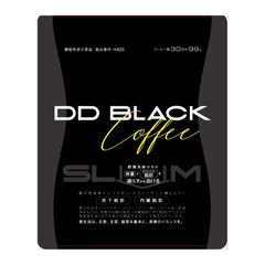 新品 DD BLACK COFFEE SLIM DDブラックコーヒー 30日分 パウダー 炭コーヒー ブラックコーヒー 炭 チャコールコーヒー 植物繊維 置き換え ダイエットサポート 難消化デキストリン 国内生産 日本製 腸活体質改善 ダイエットコーヒー