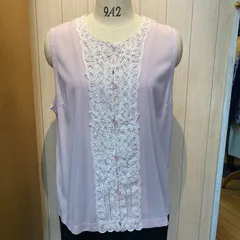 レディースファッション、日本製！（綿１００％）ミセス、一重、豪華前開き、綿レース使用ベスト、大きいサイズ、ふっくらサイズ、お出かけ着、おしゃれ着、春夏秋　４０代　５０代　６０代（ギフト包装承ります）7,678円（’税込み）6,980円の商品