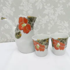 美しい古美術◾️蔵から美しい白椿の花が描かれた夏茶碗の様な楽