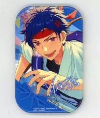 【中古】バッジ・ピンズ 伏見弓弦 「アミューズメント一番カフェ あんさんぶるスターズ! ～AUTUMN☆2019～vol.2 スクエア型缶バッジ」