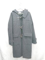 ◇ ⊇ EMMA CLOTHES 엠마 클로즈 후드 첨부 긴소매 더플 코트 사이즈 L 챠콜 그레이 맨즈 E [1410290055625]