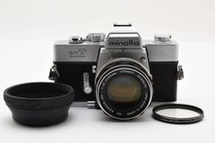 ★美品・モルト交換済・露出計OK★ ミノルタ Minolta SRT SUPER レンズ MC ROKKOR-PF 55mm F1.7 オールドレンズ #1220A40