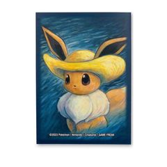 【新品】 海外ポケモンセンター:ポケモンセンター × ゴッホ美術館:ゴッホの自画像にインスパイアされたイーブイ カードスリーブ(65枚) 1