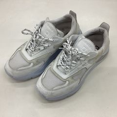 中古 ダット✕ ウィムガゼット D.A.T.E. FUGA 女性用 ホワイト ダットスニーカー 22.5ｃｍ▲C