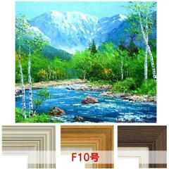 肉筆油彩画 「雪の兼六園」 小林 幸三 F10号 美術品 油絵
