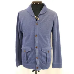 a.v.v homme/ミッシェルクラン★ショールカラージャケット【メンズL/青/blue】アウター/ブルゾン/Jacket/Jumper◆BJ053-hのサムネイル