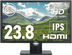 Dell モニター 23.8インチ E2418HN 解像度:フルHD（1920x1080） / 広視野角/IPS非光沢/ブルーライト軽減/調節機能/省電力機能/VESA（100 mm）/ VGAケーブル付属