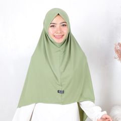 ロングヒジャブ AYAMI BERGO INSTANT HIJAB SIZE M ヒジャブ イスラム教 宗教 民族衣装 ツートン 女性用 レディース 正装 ムスリム シンプル ロング