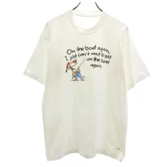 OLD オールド 80s 90s 半袖 シングルステッチ Tシャツ ホワイト メンズ 古着