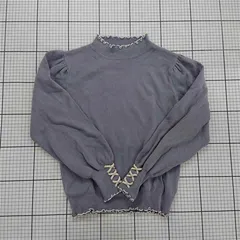 ◇ ⊇ axes femme アクシーズファム バイカラー 長袖 ニット セーター サイズF ブルー系 レディース E  【1509100079330】