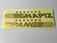 当店オリジナル　ZIPANG=７つ星【金色】カッティング・切文字ステッカー