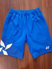 YONEX ヨネックス 風車柄 ハーフパンツ ショートパンツ M 青