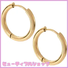 【特価】[SCIOLTO(ショルト)] ピアス フープピアス リングピアス [18G 2個セット 両耳] ステンレス シンプル キャッチのいらないピアス つけっぱなしピアス メンズ レディース