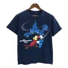 Walt Disney World ウォルト・ディズニー・ワールド 半袖Ｔシャツ キャラクター ネイビー(メンズ M)中古 古着 U2860