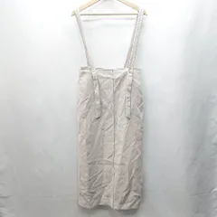 ◇ JEANASiS ジーナシス シンプル キレイめ カジュアル ノースリーブ ロング丈 ワンピース サイズF グレー系 レディース E  【1405140013214】