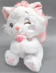 【中古】ぬいぐるみ マリー ぬいぐるみ STRAWBERRY COLLECTION 「おしゃれキャット」 ディズニーストア限定