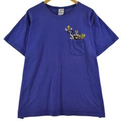 古着 Warner Bros. Studio Store LOONEY TUNES ルーニーテューンズ キャラクター刺繍Tシャツ メンズXXL/eaa317248