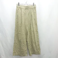 ◇ ⊂ Alma Design ウエストゴム イージーパンツ サイズM ブラウンカーキ レディース E  【1502030025323】