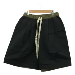 【新品】  prasthana / プラスターナ | 2 tuck baggy shorts / パンツ | M | ブラック | メンズ