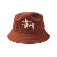 STUSSY　Logo Embroidery Bucket hat