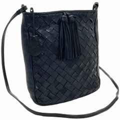 美品】box21 イントレチャート 2way ショルダーバック ポーチ 本革 