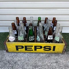 1950年代　ペプシ　ビンテージ缶。 VINTAGE 1950s PEPSI COLA BOTTLE SPARKLING 12 oz With Top | eBay