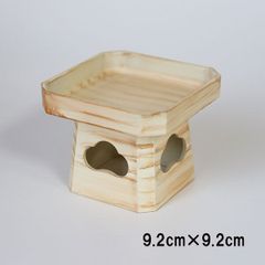 三宝 三方 白木 日本製 9cm お供え 月見 団子 台 お月見さんぽう お供え台 お月見台 飾り台 越前漆器 割れない 耐久 食器 業務用漆器