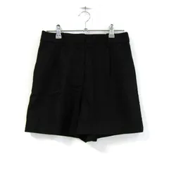 ザラ ショートパンツ 無地 ボトムス レディース XSサイズ ブラック系 ZARA 【中古】