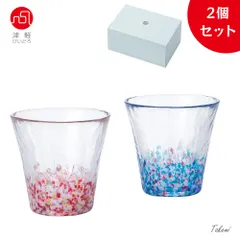 津軽びいどろ にほんの色グラスペア（ふうけい） 春麗ら ペアグラス 260ml 化粧箱入 日本製 ハイボール コップ 結婚 祝い ビール おしゃれ プレゼント 人気 ランキング ガラス 日本酒 誕生日 女性 タンブラー 還暦 退職 ウイスキー 父親 記念日
