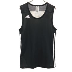 adidas ノースリーブタンクトップ 黒 ラグビー リコーブラックラムズ