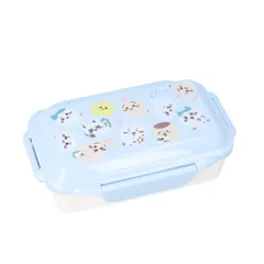 ☆ ちいかわブルー ☆ キャラクター ランチボックス 500ml キャラクター ランチボックス 500ml 弁当箱 お弁当箱 ランチ 仕切付 電子レンジ 食洗器対応 乾燥機 抗菌 キャラ フタがUP 弁当 お弁当 かわいい 盛付けがつぶれない おかずが盛れる