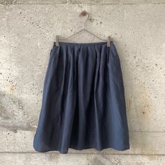 未使用紙タグ付き＊無印良品MUJI濃紺フレアスカート