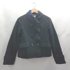 ◇ ⊇ FRAMeWORK フレームワーク 長袖 ウールコート サイズ38 ネイビー レディース E  【1503060046920】