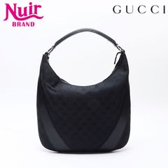 GUCCI グッチ ショルダーバッグ GGキャンバス×レザー ホーボー ワンショルダー