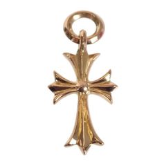 【中古】【Aランク】Chrome Hearts クロムハーツ タイニーCHクロス TINY CH CROSS ペンダントトップ 2368-304-0001-9100 K22PG ピンクゴールド 【ISEYA】