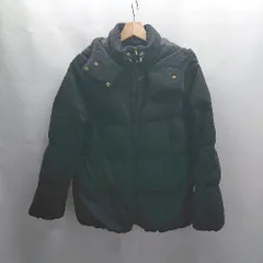 ◇ ⊇ nano universe ナノ ユニバース 中綿 長袖 コート サイズF ブラック レディース E  【1503060029985】