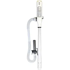 【新品】 三宅化学 電動灯油ポンプ オートストップ 自動停止 単3形乾電池対応 TP-L20 ホワイト/グレー 15×5×70cm 0
