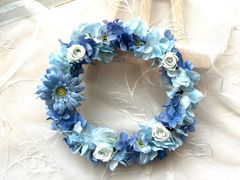 魔女の棲む森 ～hana chyouzu～ ドライフラワー リース 紫陽花 - メルカリ