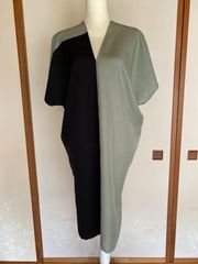 着物リメイクロングベスト