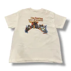 BEATLES ★ビートルズ ★バンドT ★古着 ★Vintage　★ビンテージ　★アートT　★バンT ★アーティスト ★白　★バックプリント ★ホワイト ★プリントT ★ロックT ★ミュージック ★音楽 ★イエローサブマリン　Yellow Submarine