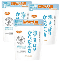 泡でさっぱりからだふき　詰め替え　×3